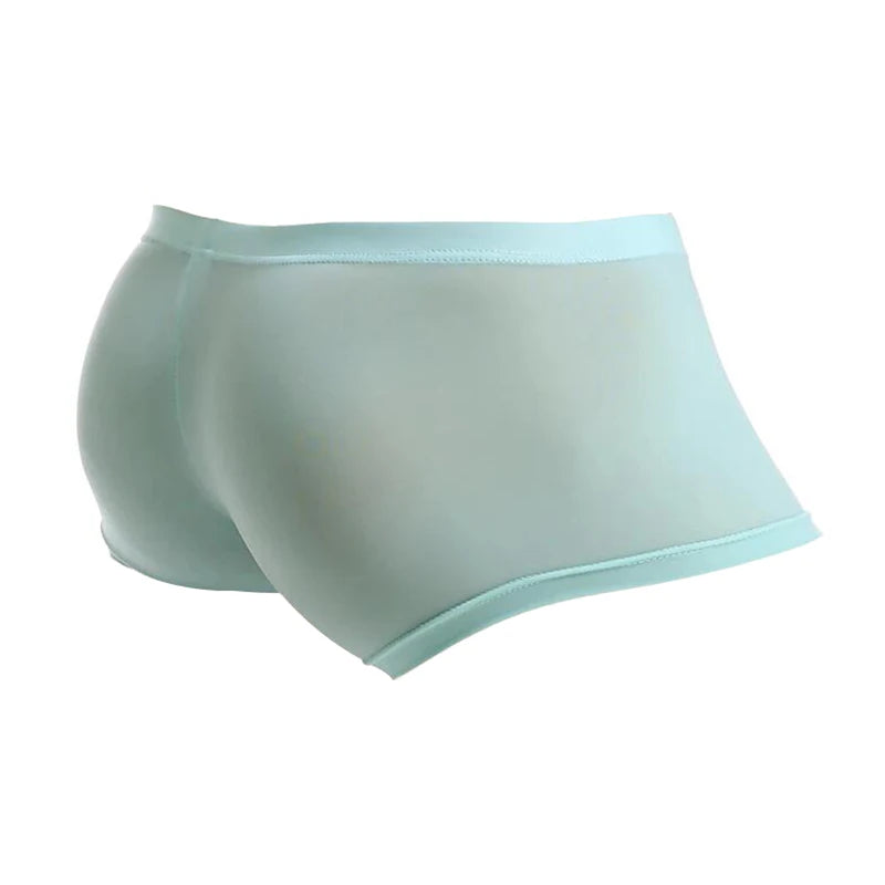 Men’s Ultra-Thin Ice Silk Boxer Shorts