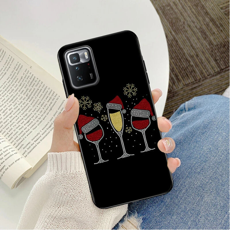 Phone Case For Xiaomi Redmi note 13 12S 12 Pro 11S 11 10 Pro 10S 12S Redmi 10 10C 9C 13C Christmas Tree New Year Case