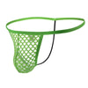 Sexy Underwear Men Thongs Big Mesh Transparent See Through Underpants G string Men T-back Panties Fishnet Erotic Thongs