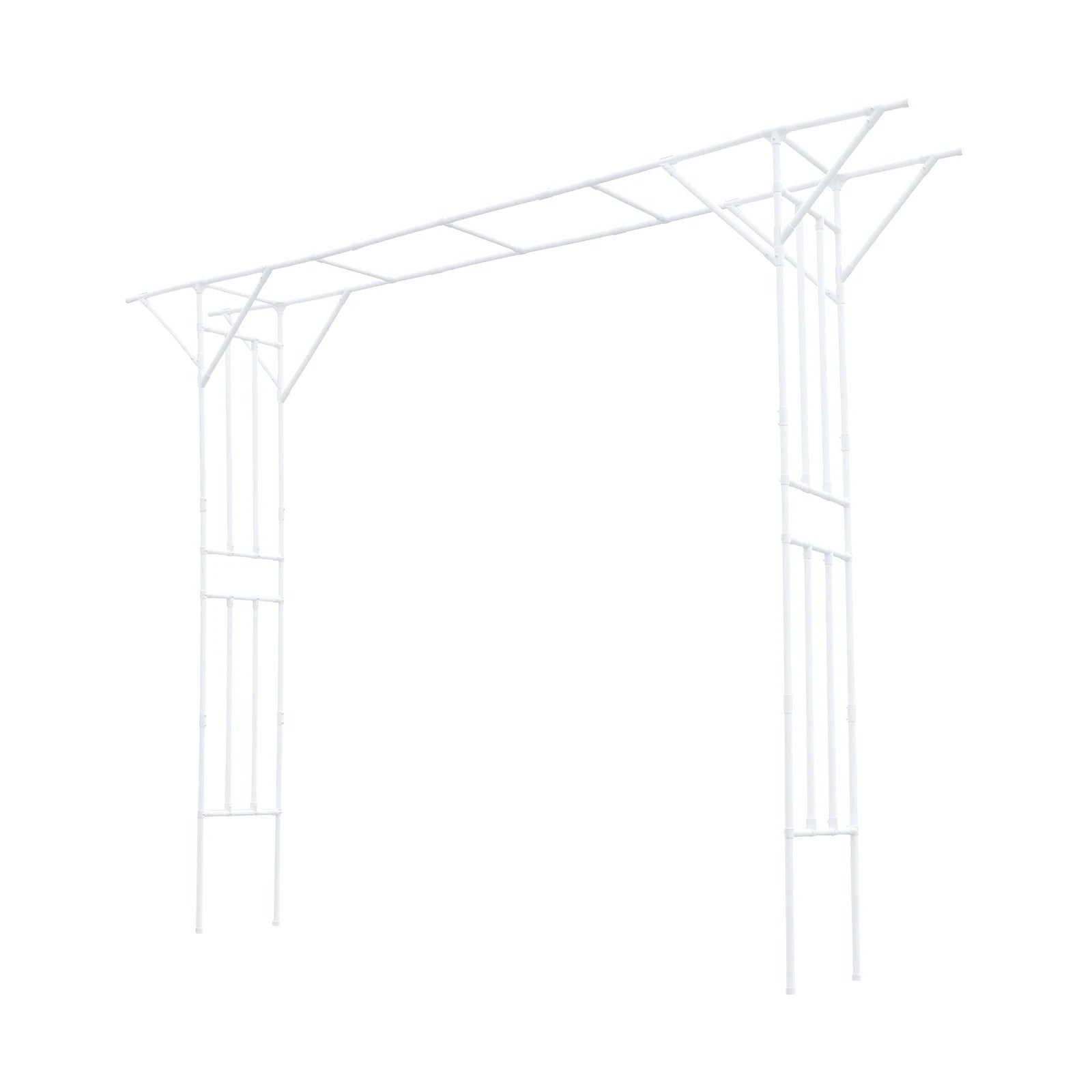 Outdoor Garden Arch Arbor Arbour Metal Garden Trellis for Climbing Plants Outdoor Pergola Trellis