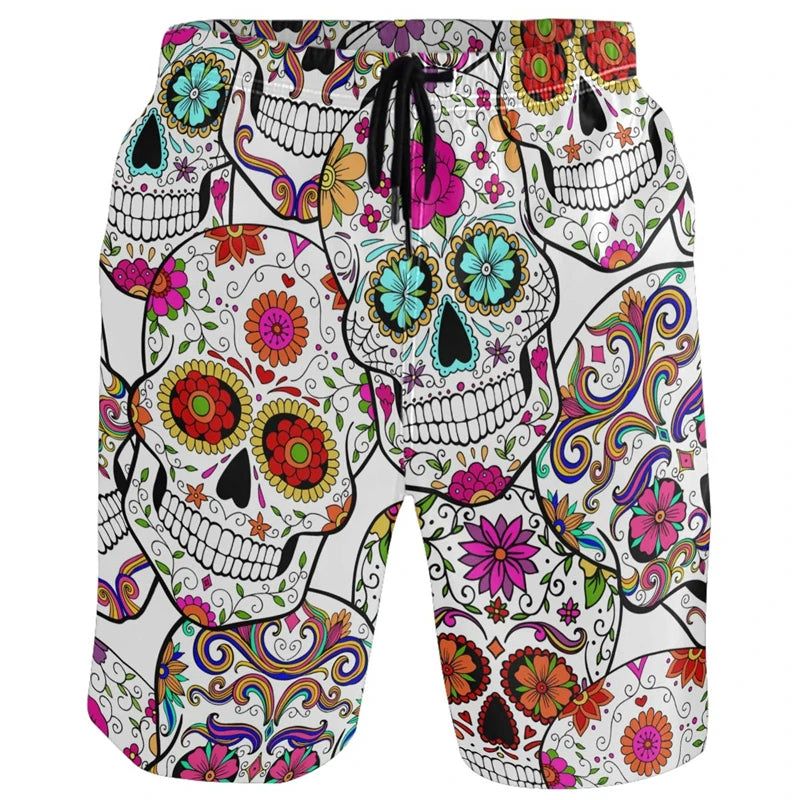 Funny Duck Graphic Beach Shorts for Men 3D Print Animal Board Shorts Sports Gym Swim Trunks Swimsuit homme Cool Ice Shorts Pants