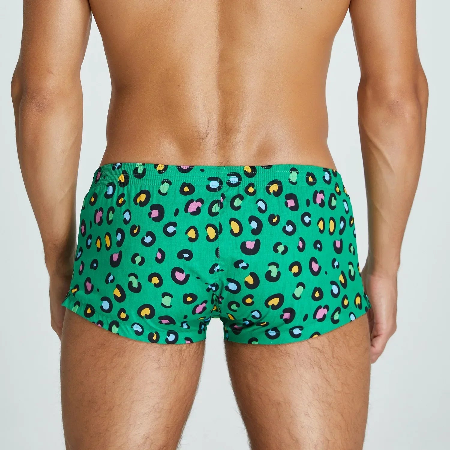 SEOBEAN Men's Cotton Short Pajamas U Bag Casual Trunks Comfortable Breathable Sleepwear in Assorted Colors Sizes M-XXL
