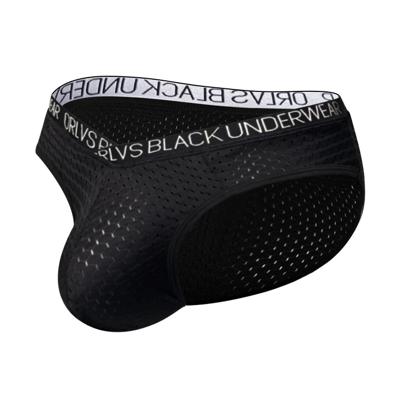 Transparent Men's Underwear Briefs Comfortable Low Wasit Ice Silk Sexy Men Panties Quick Dry Breathable antibacterial Underpants