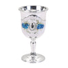 30/40ML Aluminum Alloy Wine Glasses Retro Dinnerware Goblet Vintage European Style Spirit Vodka Champagne Glasses Bar Home Decor