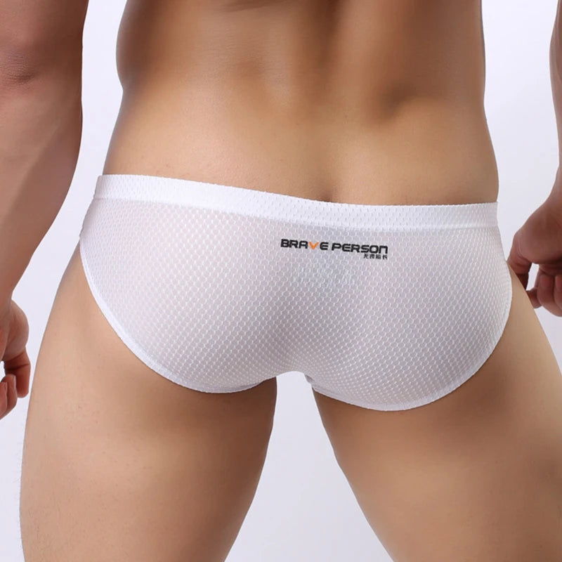 Brave Person Brand Underwear Men Briefs Fashion Sexy Men's Briefs Colorful Underpants High-quality Nylon Brief for Man B1151