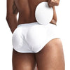 JOCKMAIL Sexy Men padded hip and butt underwear push up cup bulge enhancing underwear gay men underwear briefs includes 2 pads