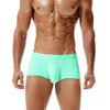 SEOBEAN Mens Boxers Sexy Underwear Men Underpants U convex Penis Pouch Male Panties Low Waist Solid Boxer Shorts Calzoncillo
