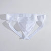 Jockmail Mens Thong Bikini Jockstrap Briefs Mens Panties Sexy Transparent Ice Silk Gay Underwear Sissy Calzoncillos Hombre Slip