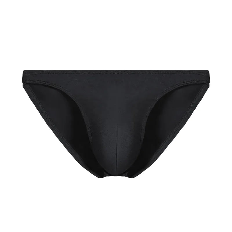 Men's Underwear, Men's Small Triangle Briefs, U-Convex Thin Elastic Sexy Low-Waist Tight-Fitting Narrow-Edge Briefs