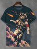 Men's Animal Funny Cat Printed T Shirt Short Sleeve Tees Tops 3D Print O-Neck Shirts Party Summer Casual Men's Clothing Apparel