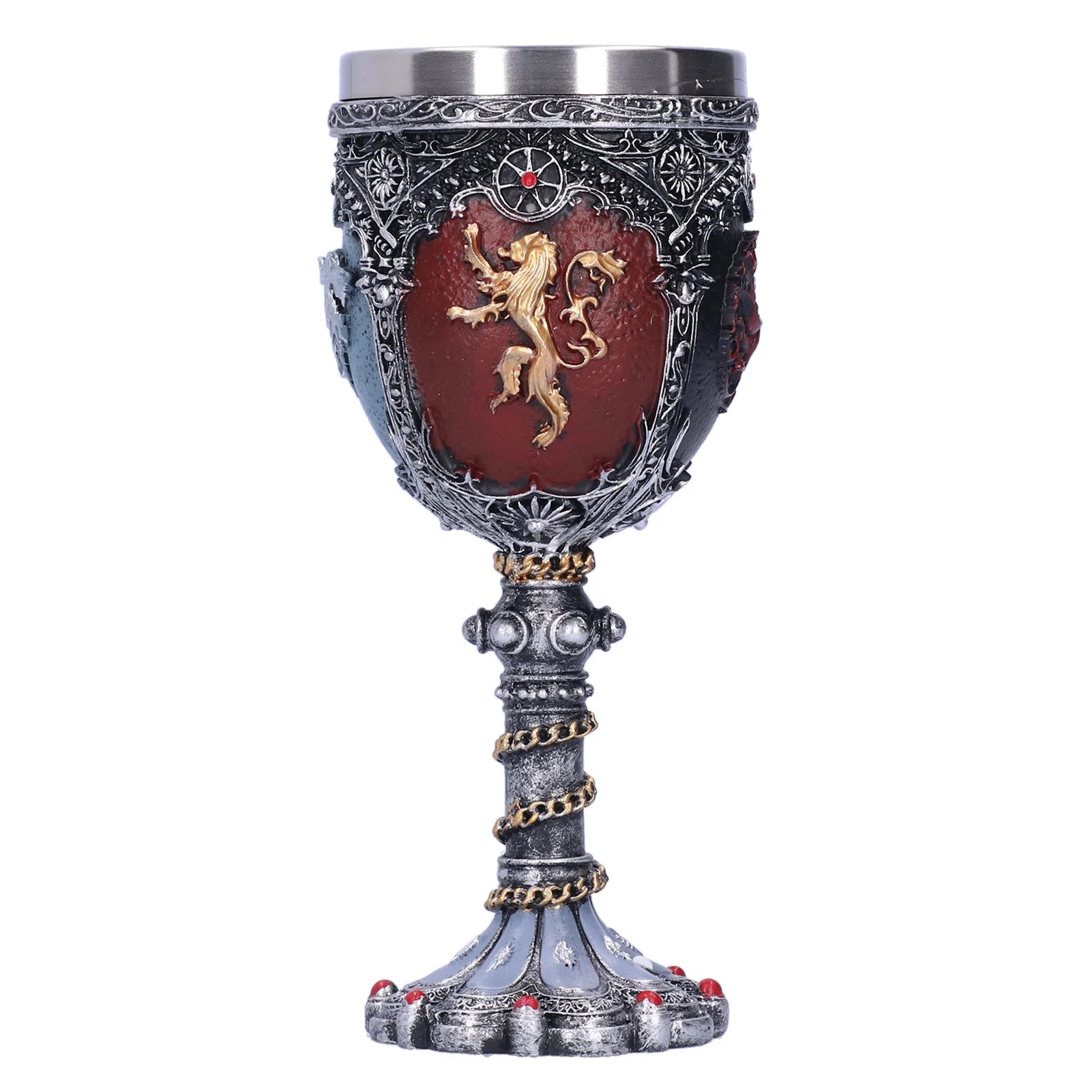 Unique Pattern Beer Mug Stainless Steel Resin Water Cup Wine Goblet Whiskey Cup for Halloween Bar Party Coffee teaware Supplies
