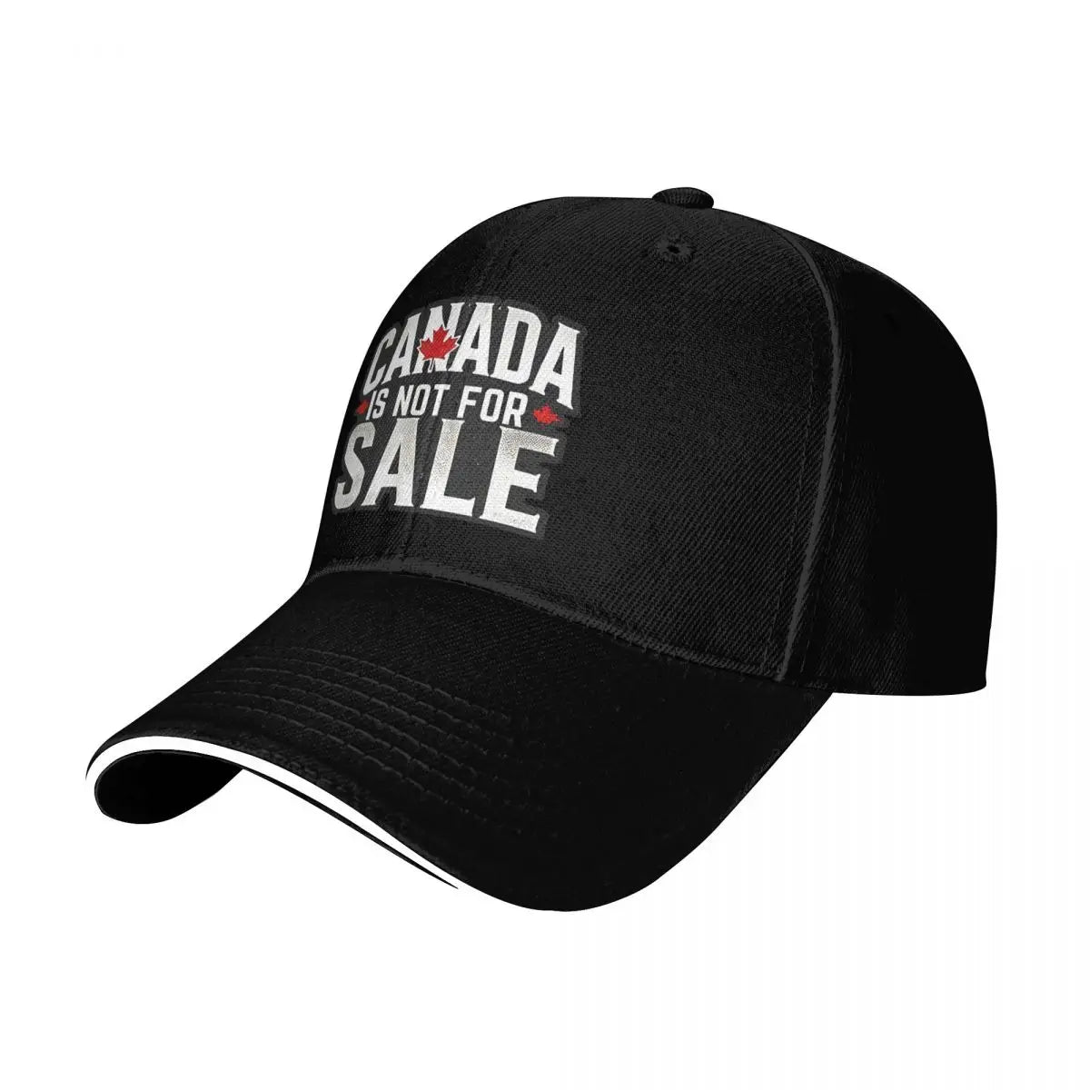 Canada Is Not For Sale Baseball Cap Unisex-Teens Custom DIY Trucker Hat Summer Casual Hiking Fishing Breathable Snapback Cap