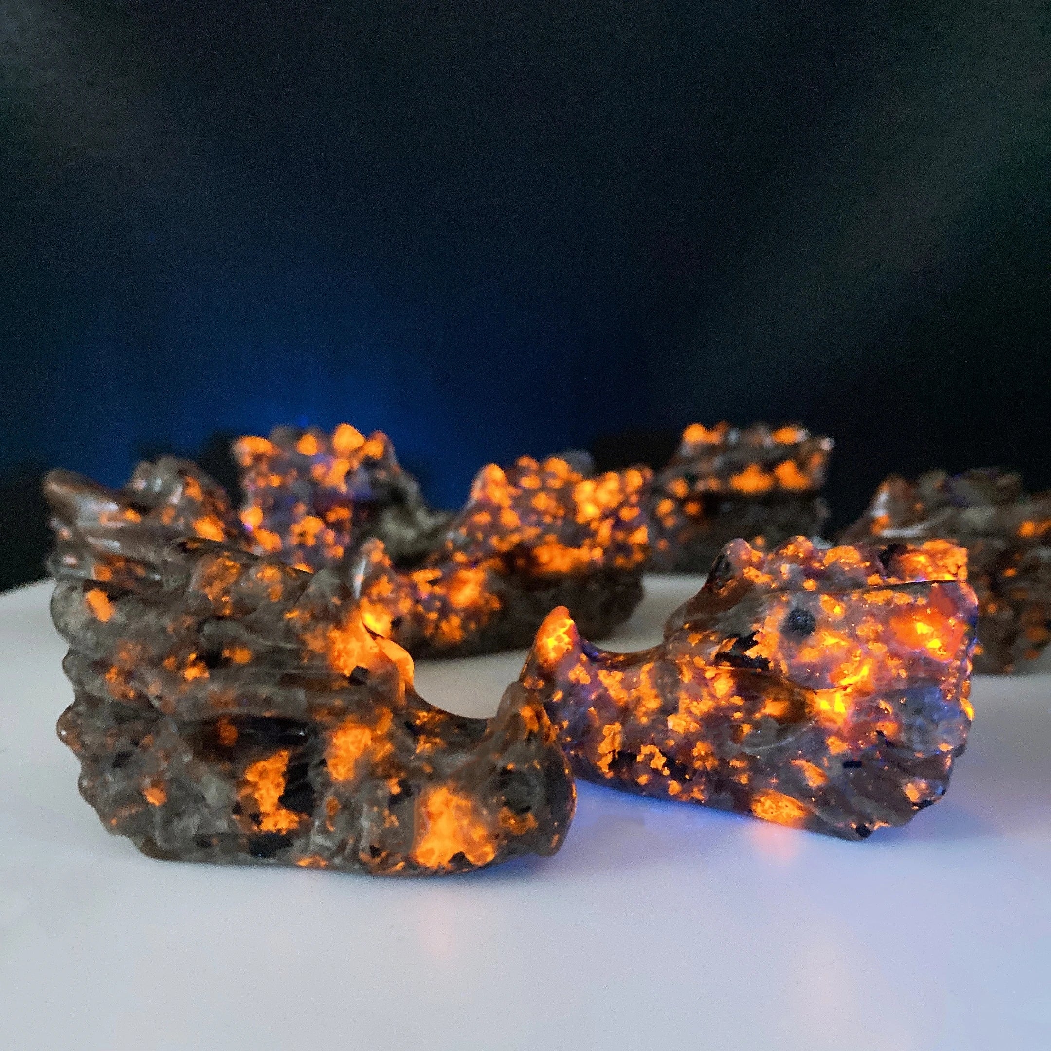 2‘’ Natural Yooperlite Dragon Head