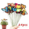 Bunch of Butterflies Garden Yard Planter Colorful Whimsical Butterfly Stakes Decoracion Outdoor Decor Flower Pots Decoration