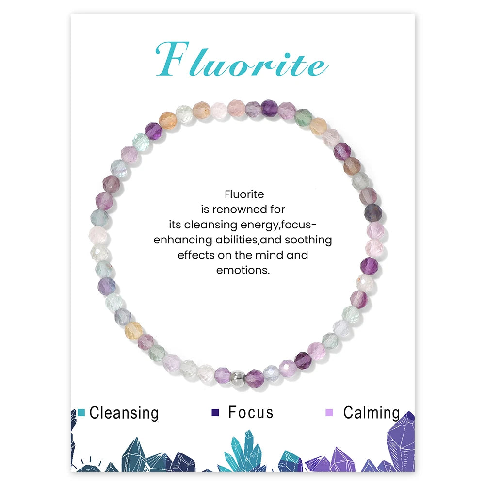 Irregular Chip Gravel Stone Bracelet With Card Fashion Natural Agates Carnelian Amazonite Gem Stone Stretch Bangle Jewelry Gift
