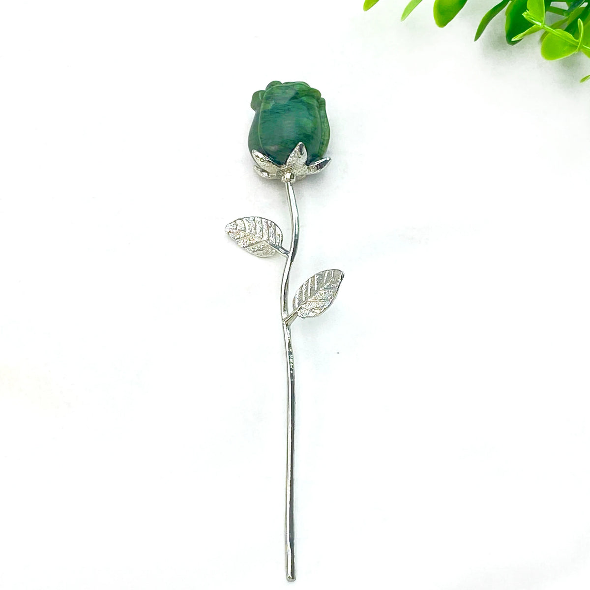 1PC Crystal Carved Rose Flower,Excellent Gifts,Ideal for Valentine's Day,Mother's Day,Graduation Gift,Home Decor Accent