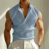 Men’s Textured Streetwear Tank Top – Lightweight Sleeveless Knit Vest | Breathable Summer Muscle Tee (S–5XL)