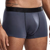 Underwear Men Boxer Briefs Mesh Pouch Penis Scrotum Separation U Convex Unterhosen Herren Boxers Hombre Boxershorts Breathable