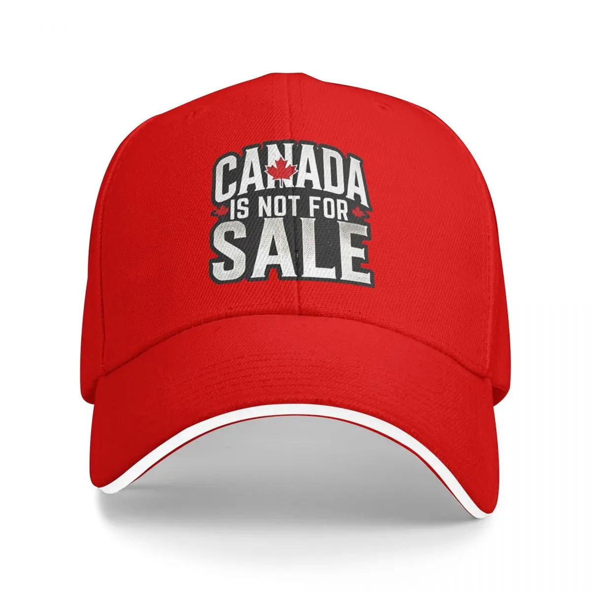 Canada Is Not For Sale Baseball Cap Unisex-Teens Custom DIY Trucker Hat Summer Casual Hiking Fishing Breathable Snapback Cap