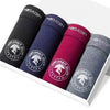 4Pcs Boxer Shorts Men's Underwear Sexy Panties Cotton Boxers Print Underpants Male Shorts U Convex Lingerie Plus Size 6XL