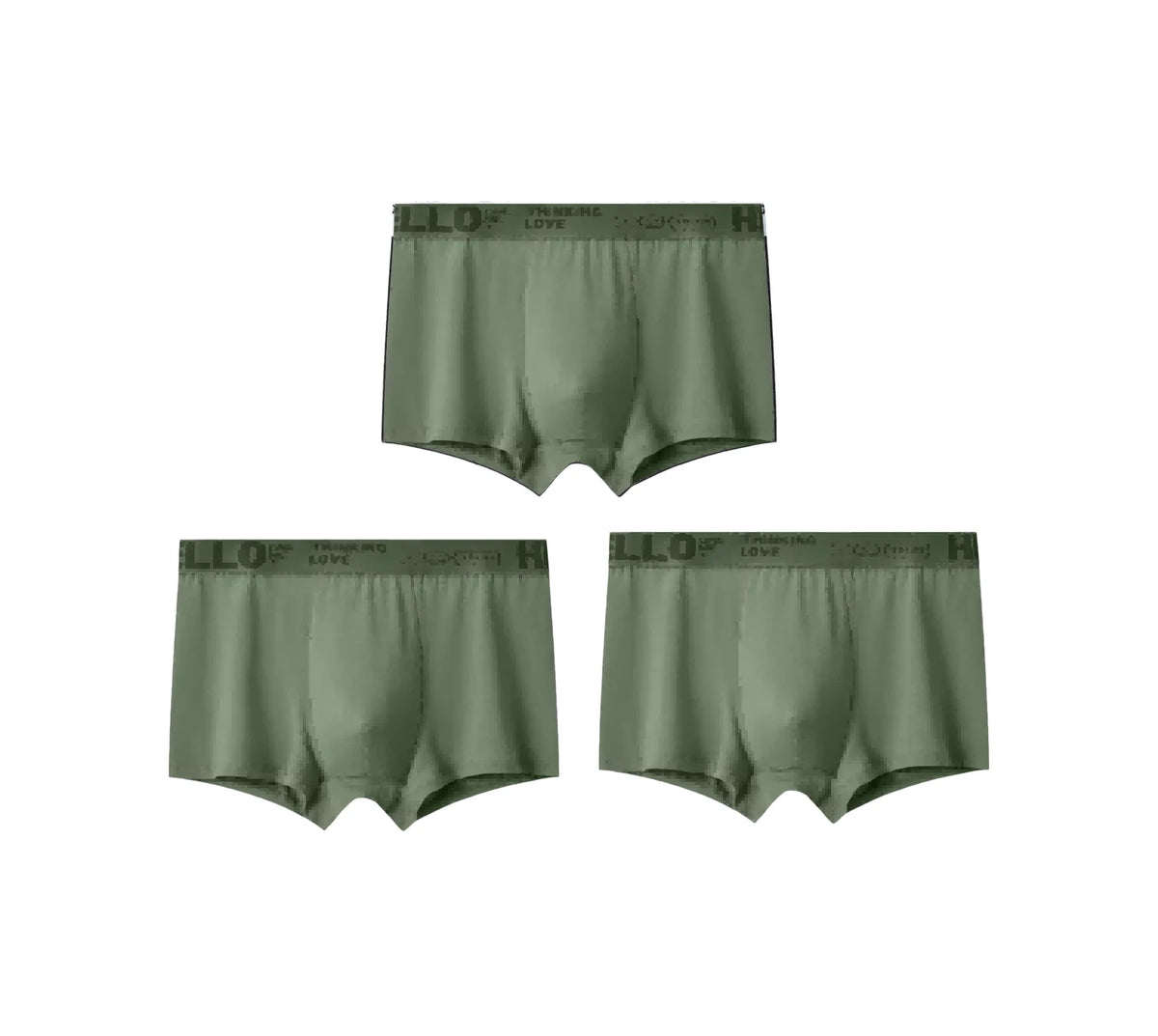 Hello Men's Breathable Antibacterial Boxer Shorts