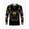 Ancient Egyptian Horus Print Summer Men's O-Neck T-shirt Casual Long Sleeve Oversized Pullover Fashion Tops Trend Men Clothing