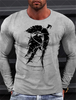 Sparta Vintage Graphic Men's Long Sleeve T-shirt for Men Clothing Casual Tops Tee Fashion 3D Full Printing Tshirt Streetwear