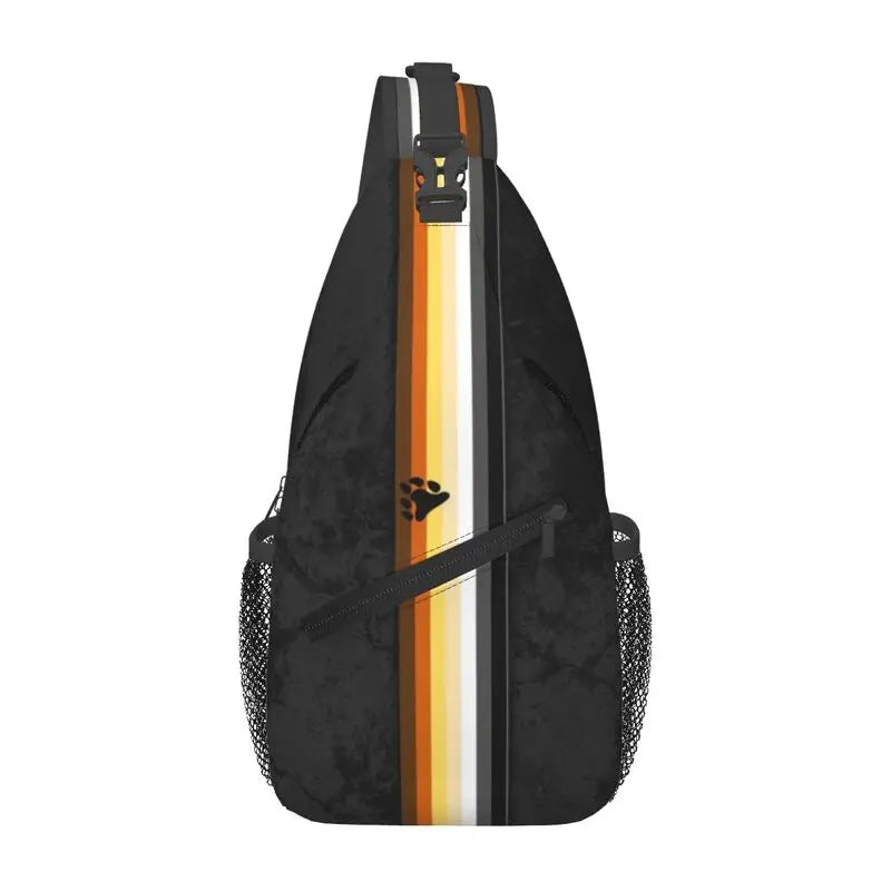 Customized Animal Bear Paw Sling Bag Men Fashion Shoulder Crossbody Chest Backpack Traveling Daypack