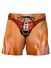 Summer New Men's Board Shorts Swimming Pants Drawstring Funny Shorts Fake Shorts Underwear Printed Micro Elastic Shorts