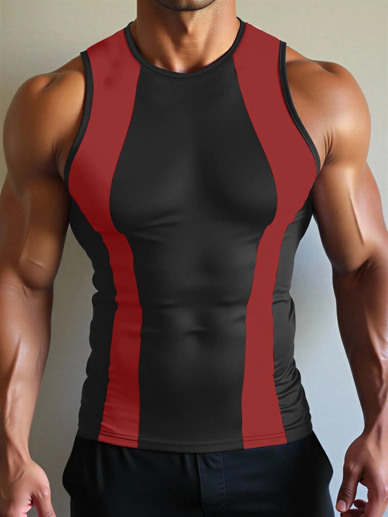 Men's Short Sleeve T-Shirt Vest Fashion Trend New Design High-Quality Top 2026 Year Men's Apparel Casual Wear