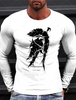 Sparta Vintage Graphic Men's Long Sleeve T-shirt for Men Clothing Casual Tops Tee Fashion 3D Full Printing Tshirt Streetwear