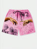 New Men's Summer Shorts Loose Luxury Shorts 3D Printing Casual Sculpture Print Harajuku Shorts Sports Quick Drying Shorts