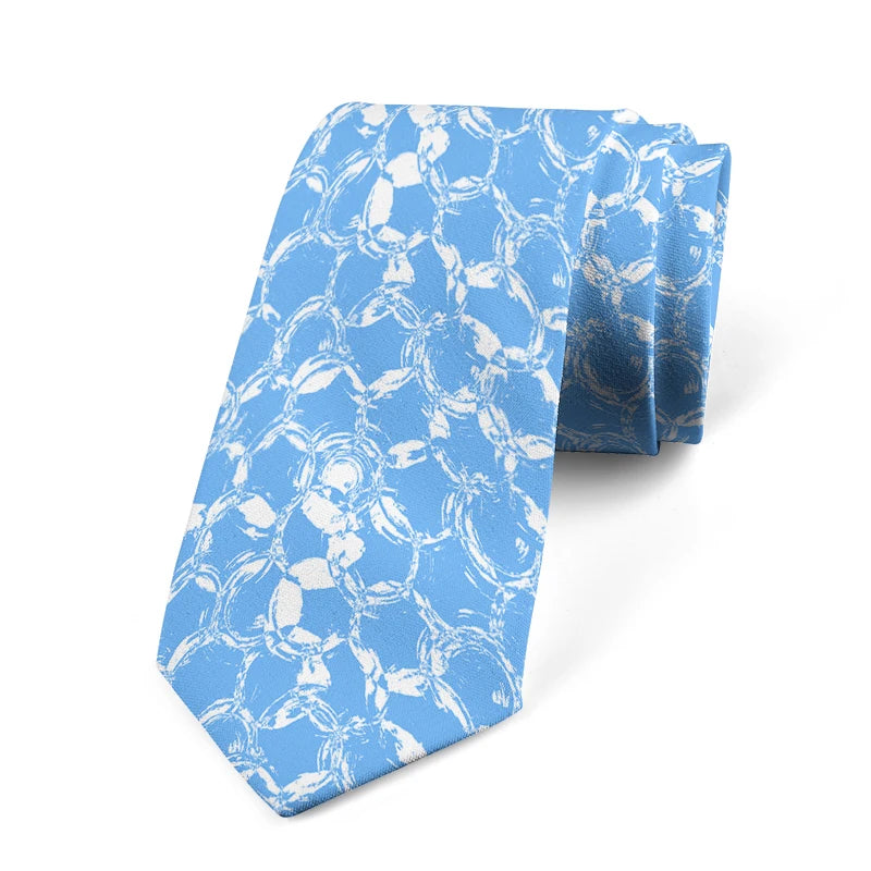 Fun and novel lobster and crab picture design tie fashion animal print men's tie wedding party Halloween shirt accessories