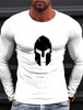 Sparta Vintage Graphic Men's Long Sleeve T-shirt for Men Clothing Casual Tops Tee Fashion 3D Full Printing Tshirt Streetwear