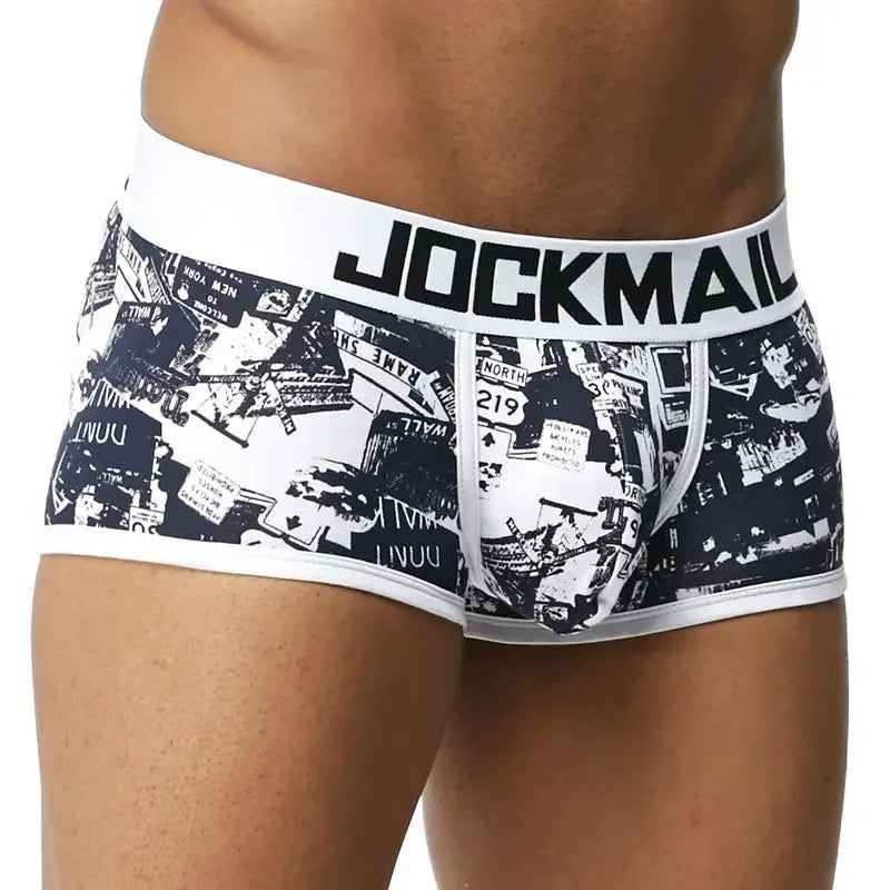 JOCKMAIL Brand Male Panties Breathable Boxers Cotton Men Underwear