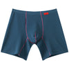 Mens Long Legs Boxer Briefs Breathable Pouch Trunks Casual Underwear Men Stretch Shorts