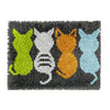 Latch Hook Rug Kit Crochet Carpet DIY Rug Crochet Yarn Kits Fashion Cartoon Pattern Gift Carpet Making Kit for Festival Carpet