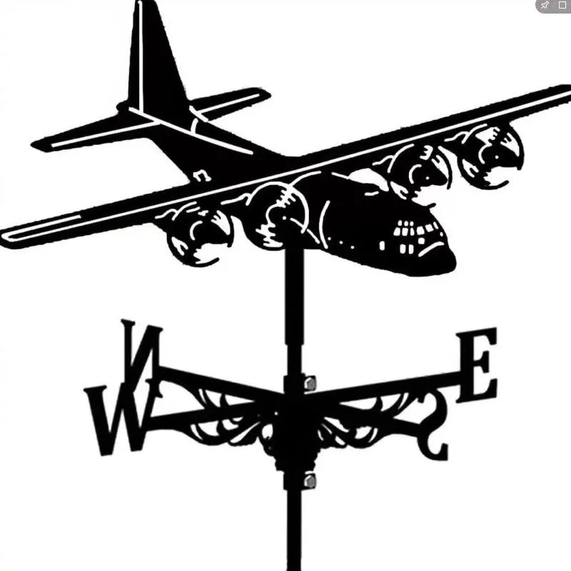 Metal Weathervane,Witch Iron Weather Vane,Sea Rover Wind Direction Indicator Garden Decoration Outdoor Roof Decoration Gardening