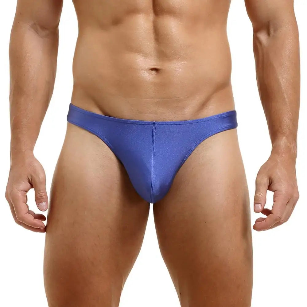 TAUWELL Men's Sexy Briefs Thong Nylon Underwear Men T-Back Panties Low waist Underpants Bikini Briefs