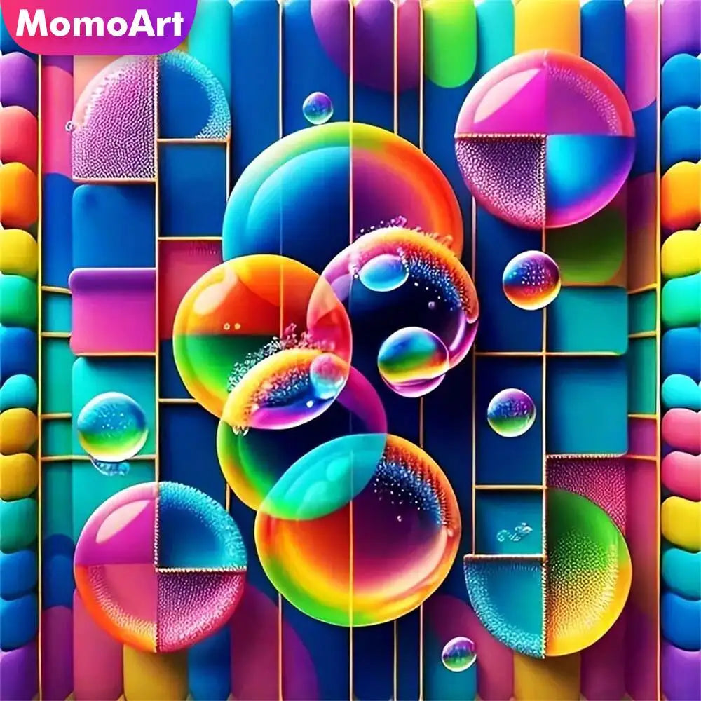 Momoart New Arrival DIY Color Graphics Diamond Painting Landscape Picture Rhinestones Diamond Mosaic Home Decor