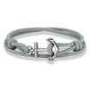 MKENDN Nautical Style Men Anchor Bracelet Handmade Adjustable Surfering Rope Braslet Unfading 3mm Thin String Braclet Homme