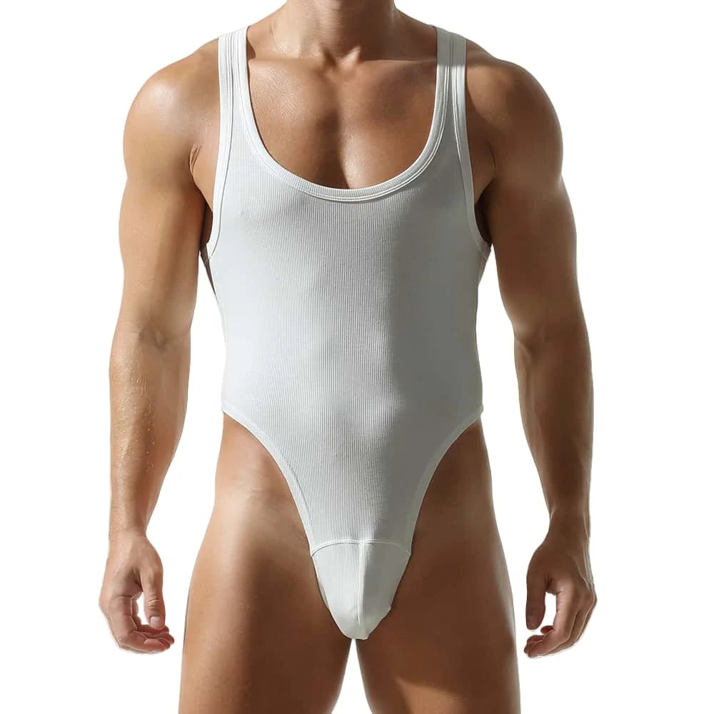 TAUWELL New Mens Undershirts Bodysuit Shaper Onesie Vest Jumpsuits Men Tank Tops Sports Bodybuilding Singlets Undershirts