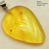 Natural Amber Pendant From Baltic Flower Yellow Amber Water Drop Women Men Jewelry Reiki Stone Women Men AAAAAAA