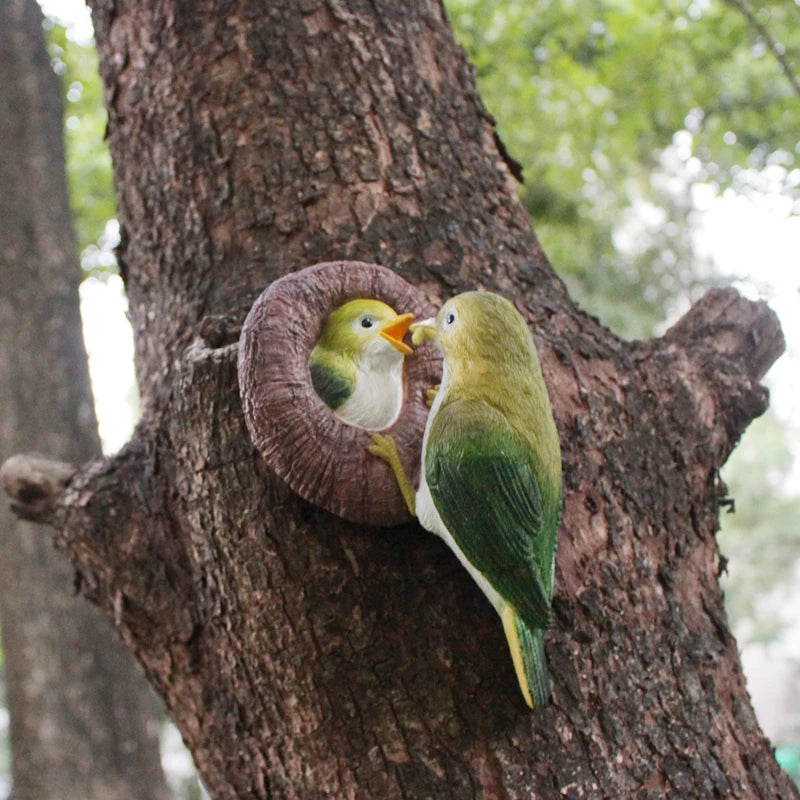 Feeding birds，Suitable for decorating large trees in courtyard gardens，Home wall decoration，Mother's Day Gift