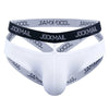 Jockmail Ice Silk Jockstrap Men Underwear Sexy Harness Thong G String Leg Ring Bondage Lingerie Hombre Strap Panties T-back