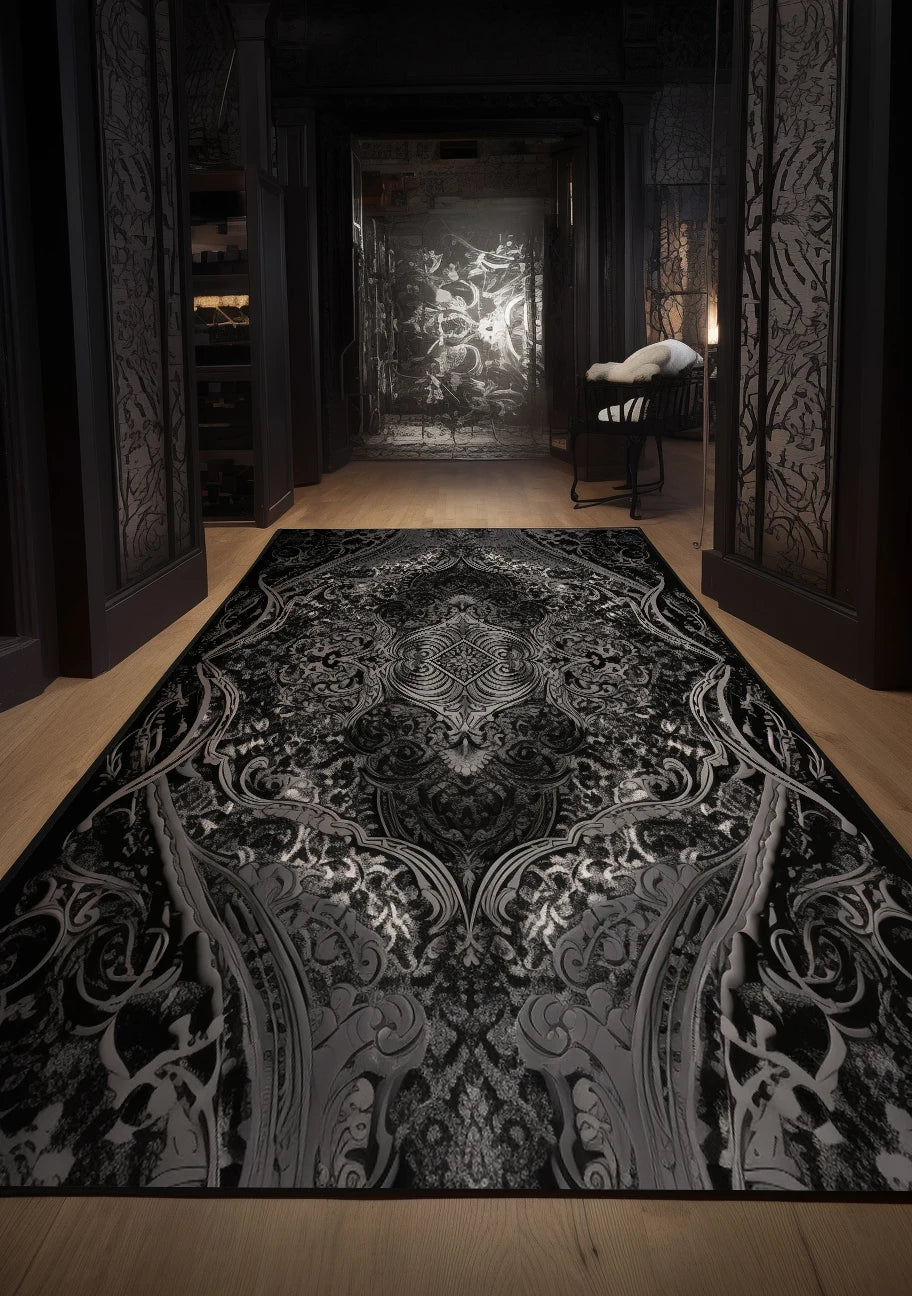 Persian Retro Living Room Decoration Carpet Luxury BOHO Home Decor Bedroom Rug Comfortable Fluffy Washable Floor Mat Non-slip