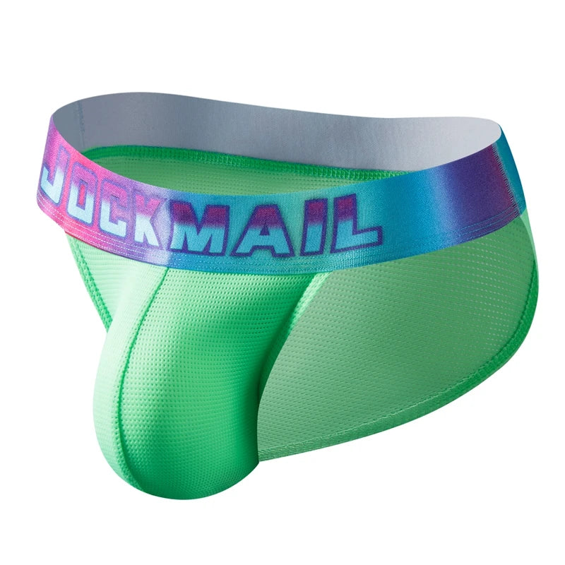 Sexy Men Underwear Briefs Underpants Nylon Mesh Quick Dry Men's Briefs Bikini Slip Men's Tanga Briefs or As Swim Swimwear
