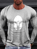 Sparta Vintage Graphic Men's Long Sleeve T-shirt for Men Clothing Casual Tops Tee Fashion 3D Full Printing Tshirt Streetwear