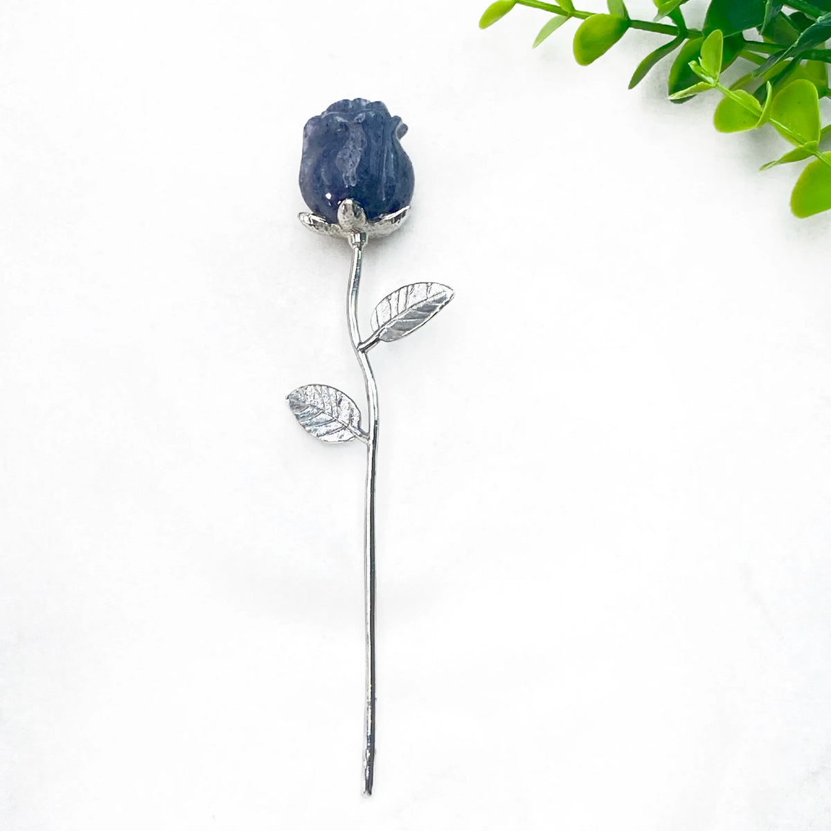 1PC Crystal Carved Rose Flower,Excellent Gifts,Ideal for Valentine's Day,Mother's Day,Graduation Gift,Home Decor Accent