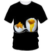 Creative Funny Egg 3d Printed T Shirt Men Summer Short Sleeve Harajuku Casual Loose T-Shirt Fashion Street Comfort Tees Clothing